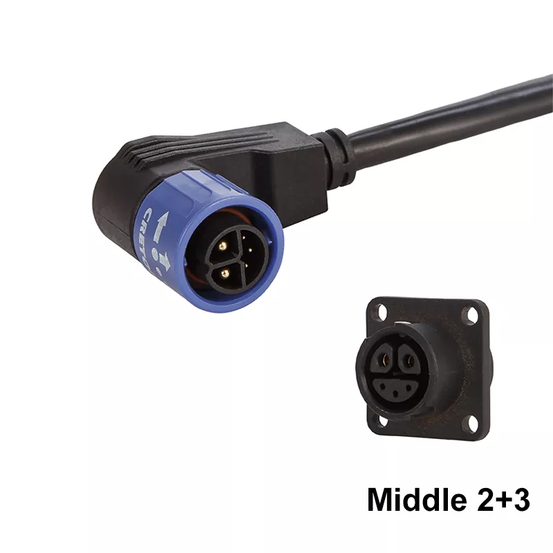 Conector de patinete eléctrico de 2+3 pines